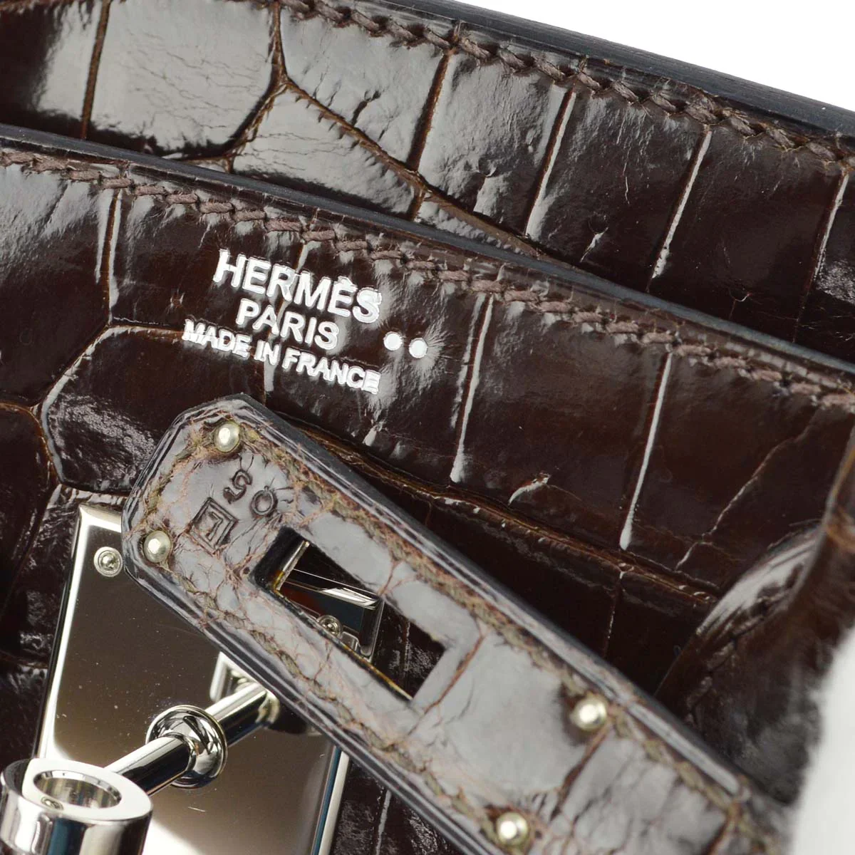 Hermes * 2008 Cocaon Niloticus Birkin 30 Handbag - Image 10