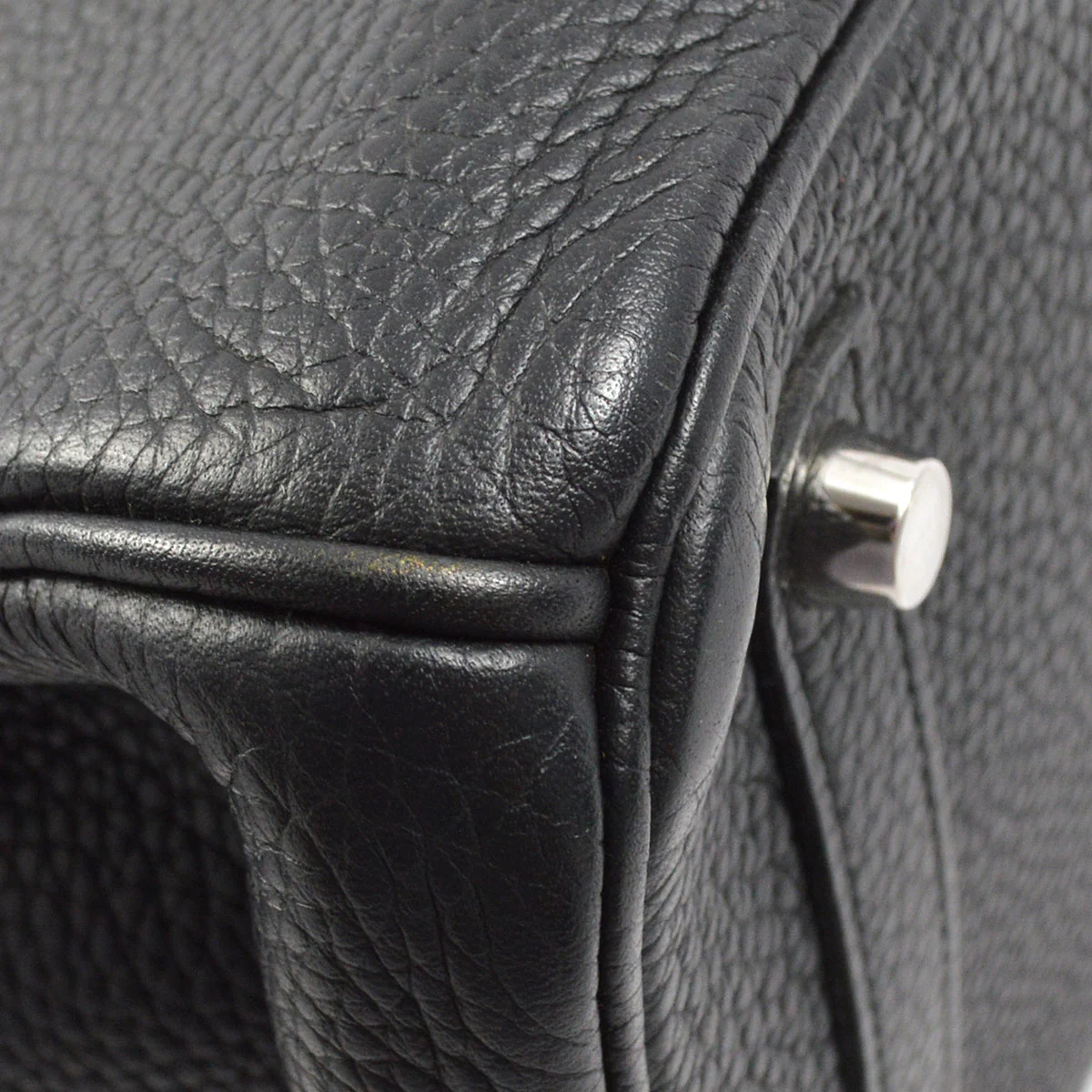 Hermes 2015 Black Taurillon Clemence Birkin 30 Handbag - Image 4