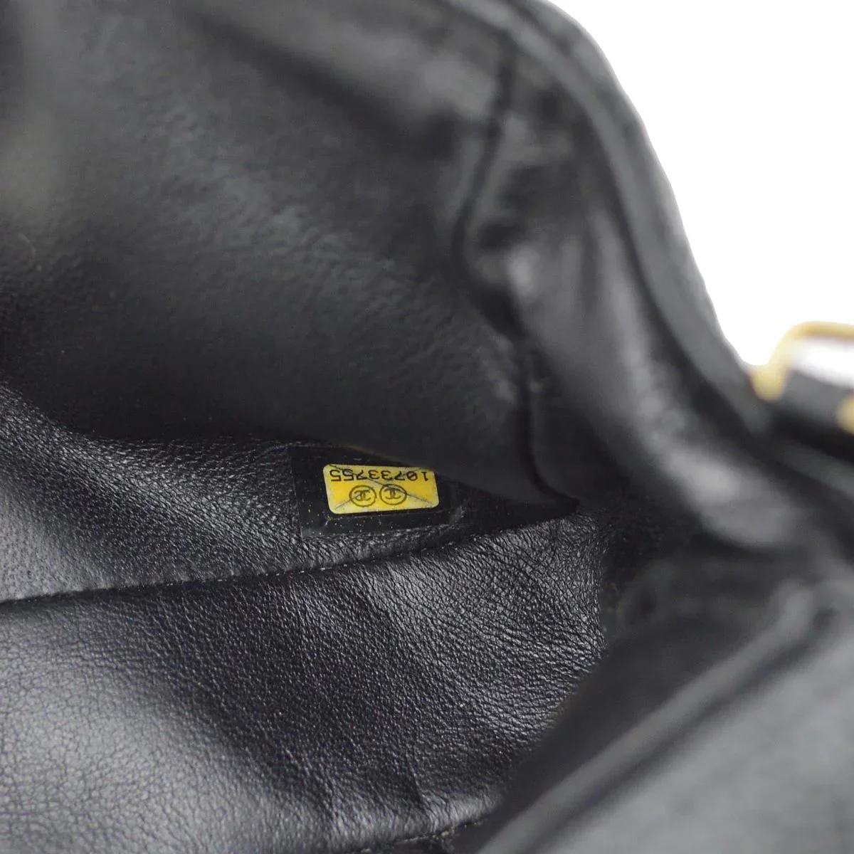 Chanel 2005-2006 Black Caviar East West Shoulder Bag - Image 9