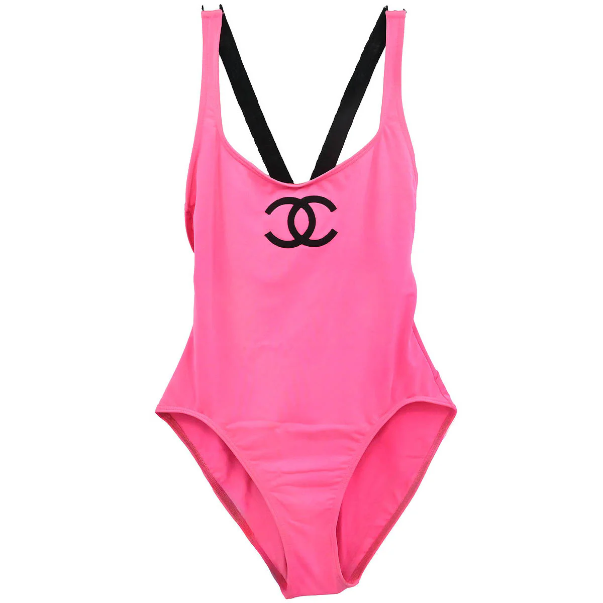 Chanel One Piece Swimsuit Pink #38