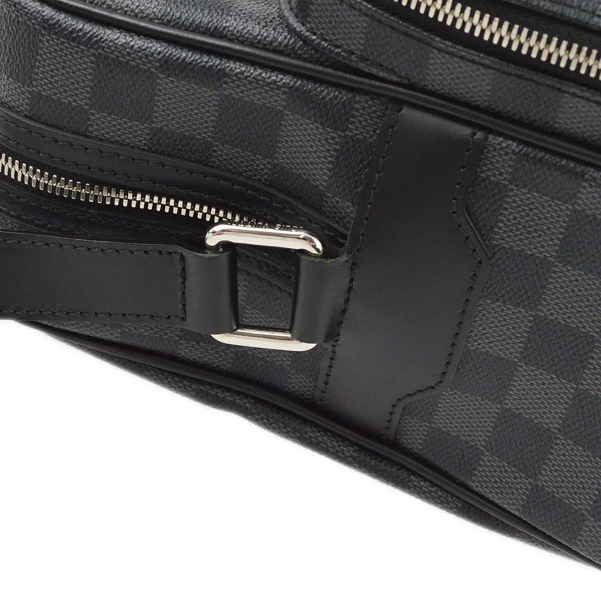 Louis Vuitton 2008 Damier Graphite Io Shoulder Bag N45252 - Image 7