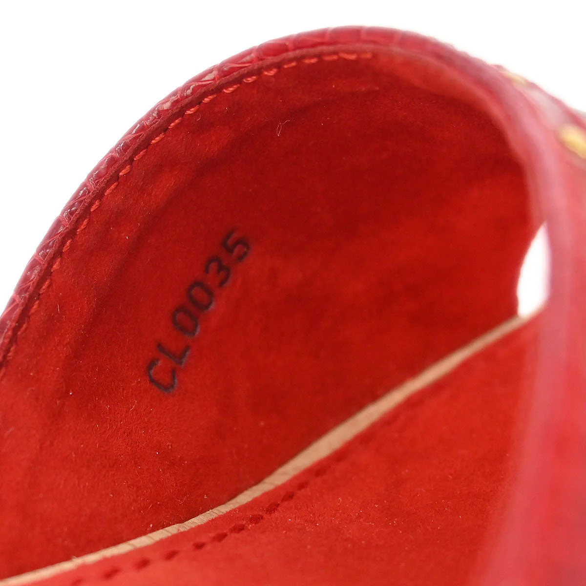 Louis Vuitton * 2005 Monogram Cherry Mule Sandals Shoes #36 - Image 7