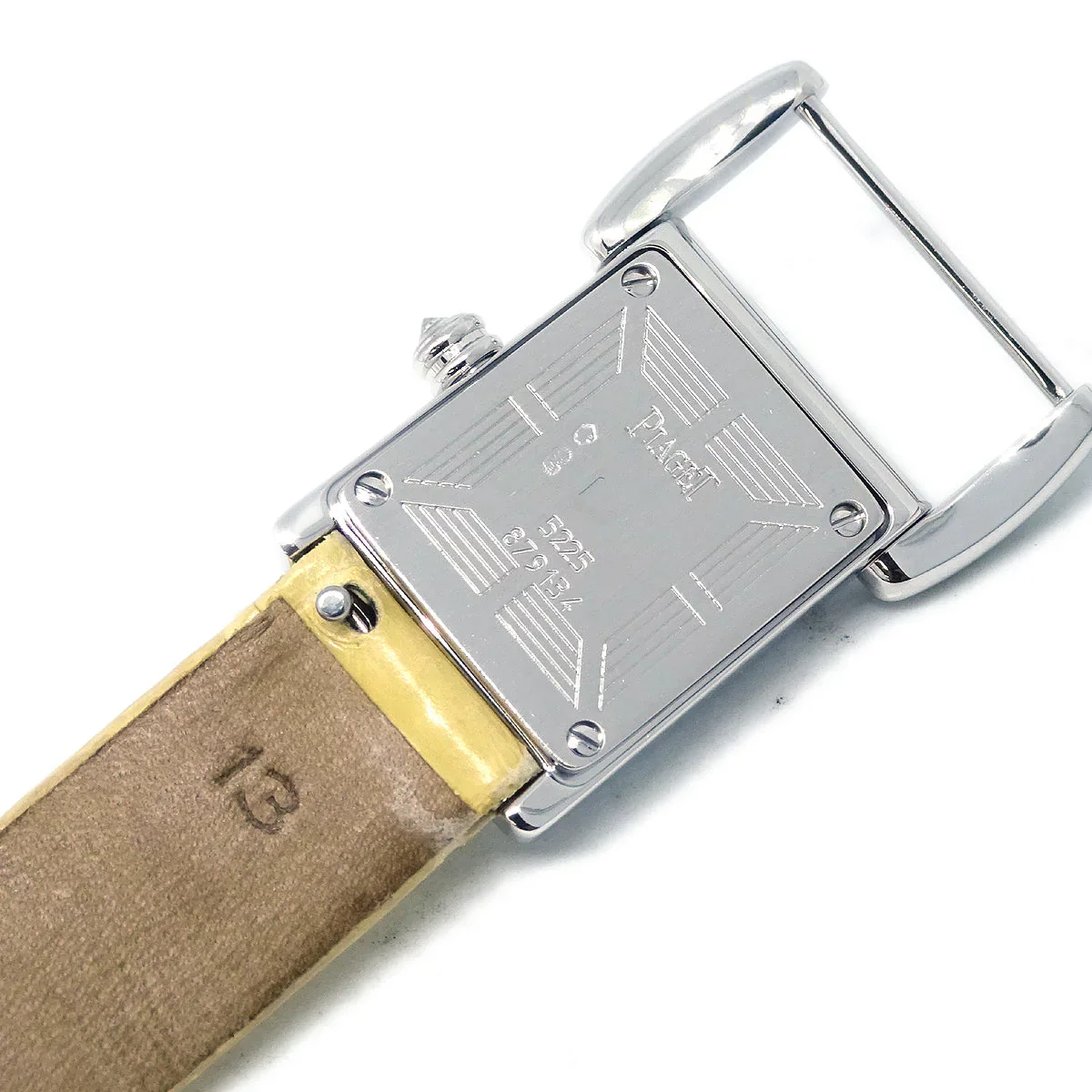 Piaget * Miss Protocole Ref.5225 Quartz Watch 18KWG Diamond Beige - Image 7