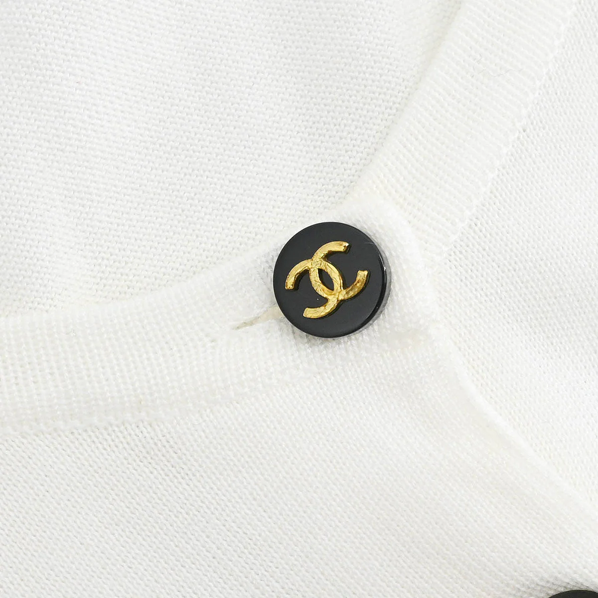 Chanel Short Sleeve Cardigan White #36 - Image 7