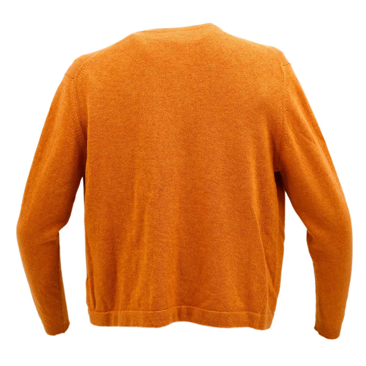 Hermes Set Cardigan Sleeveless Top Orange #Medium - Image 2