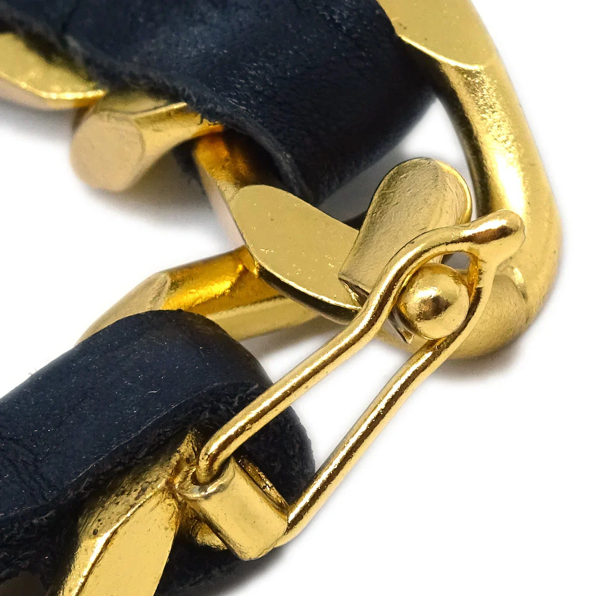 Chanel Bracelet Gold Black 95A - Image 3
