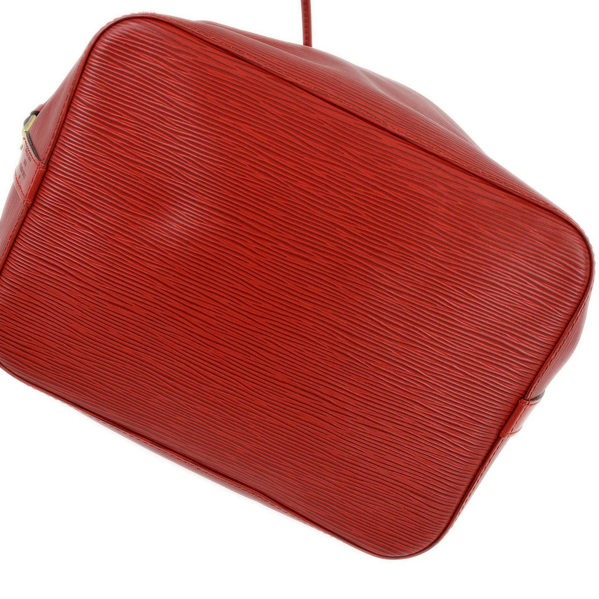 Louis Vuitton 1996 Red Epi Petite Noe Bucket Shoulder Bag M44107 - Image 4