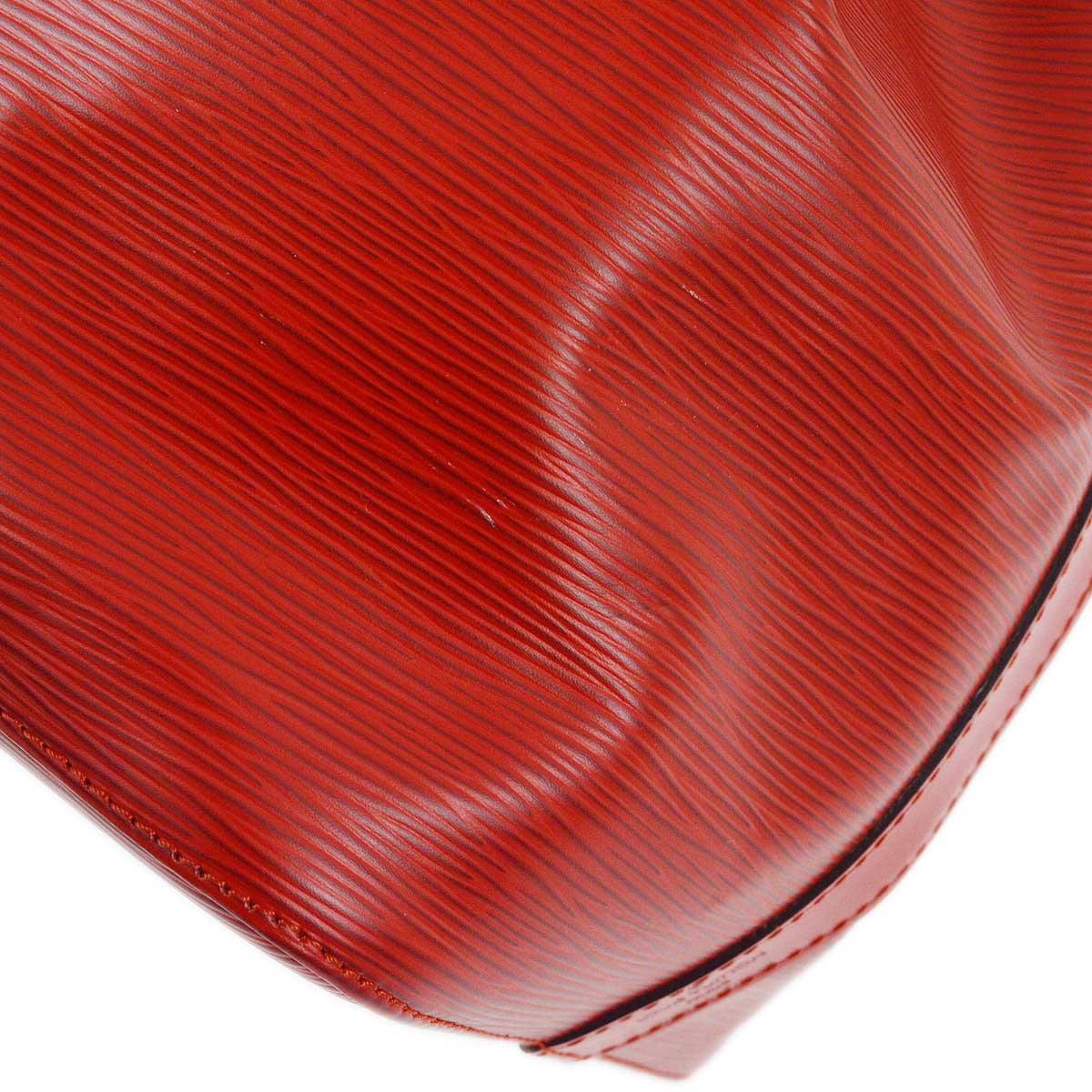 Louis Vuitton 1996 Red Epi Petite Noe Bucket Shoulder Bag M44107 - Image 5