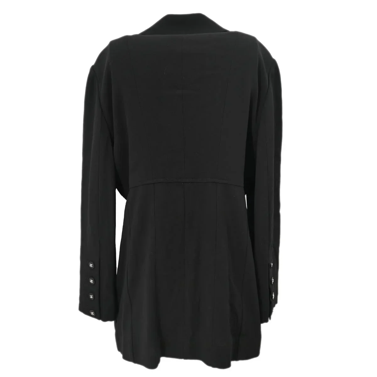 Chanel Single Breasted Jacket Black - Image 2