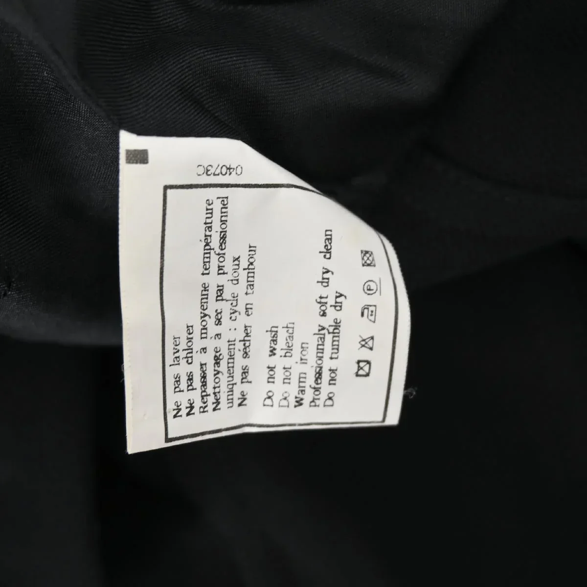 Chanel Single Breasted Jacket Black - Image 9