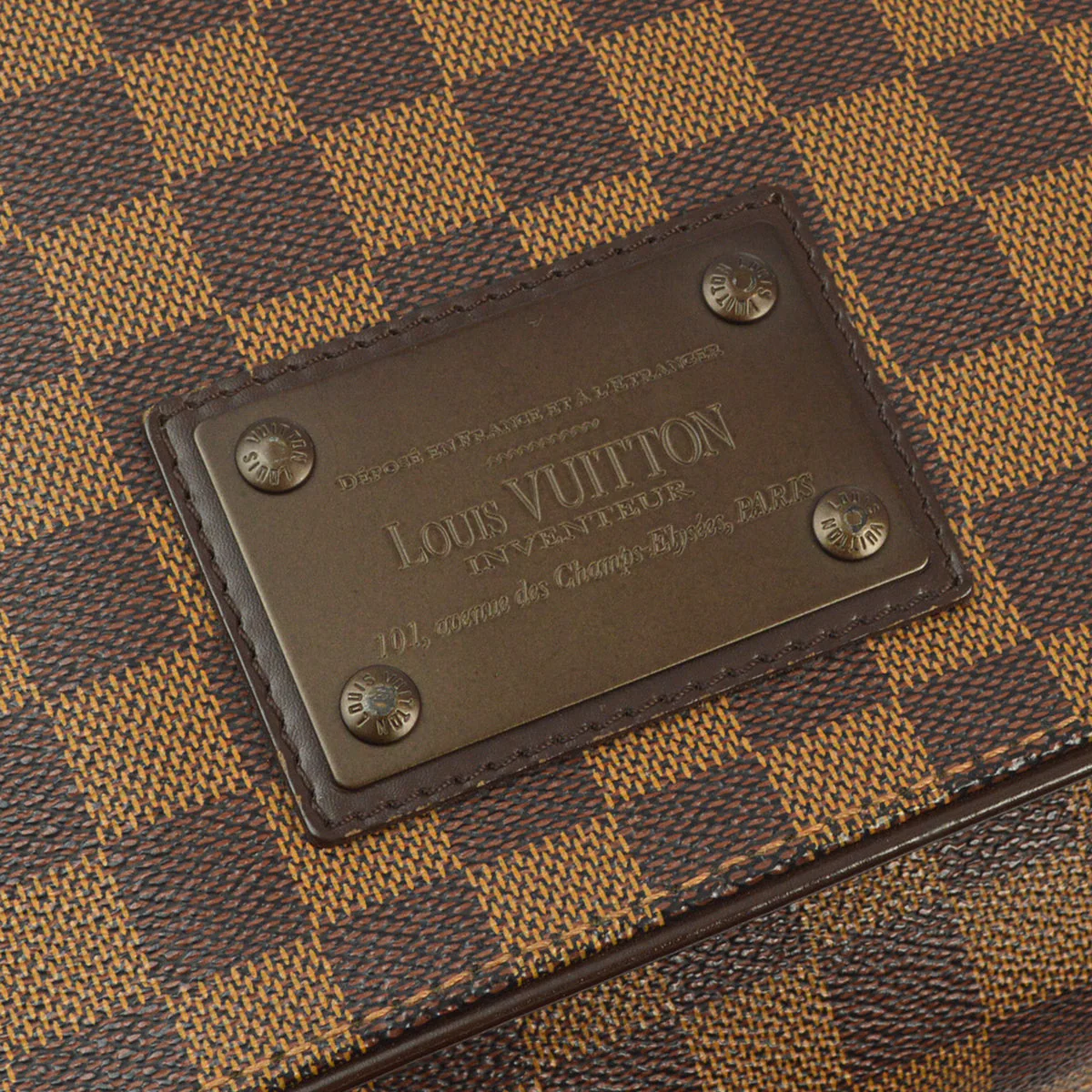 Louis Vuitton 2011 Damier Brooklyn MM Shoulder Bag N51211 - Image 4