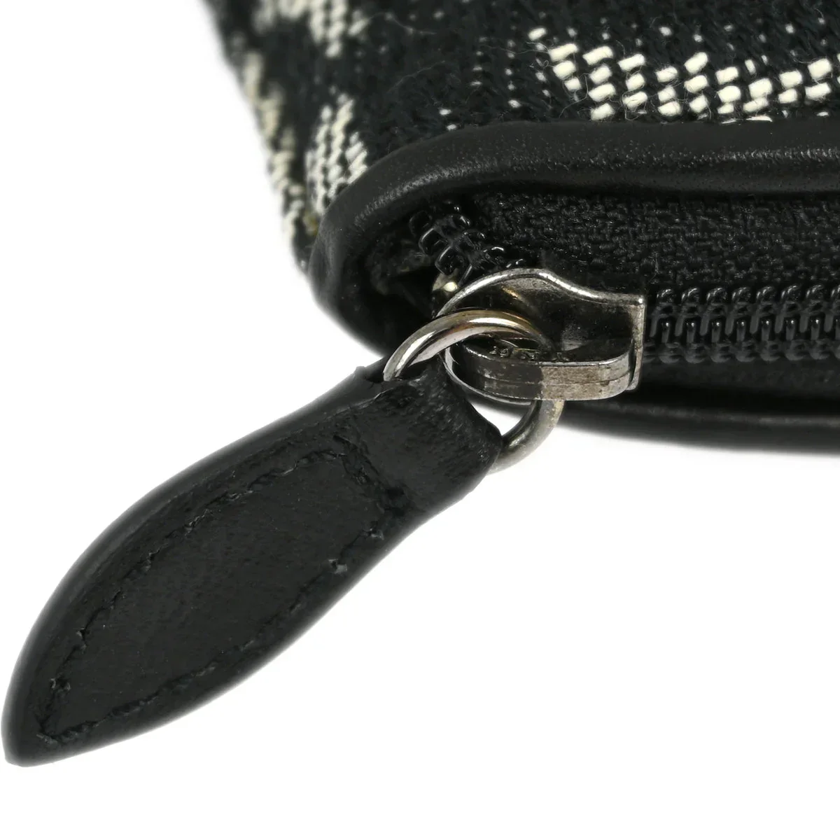 Christian Dior 2003 Trotter Cosmetic Pouch Black - Image 4