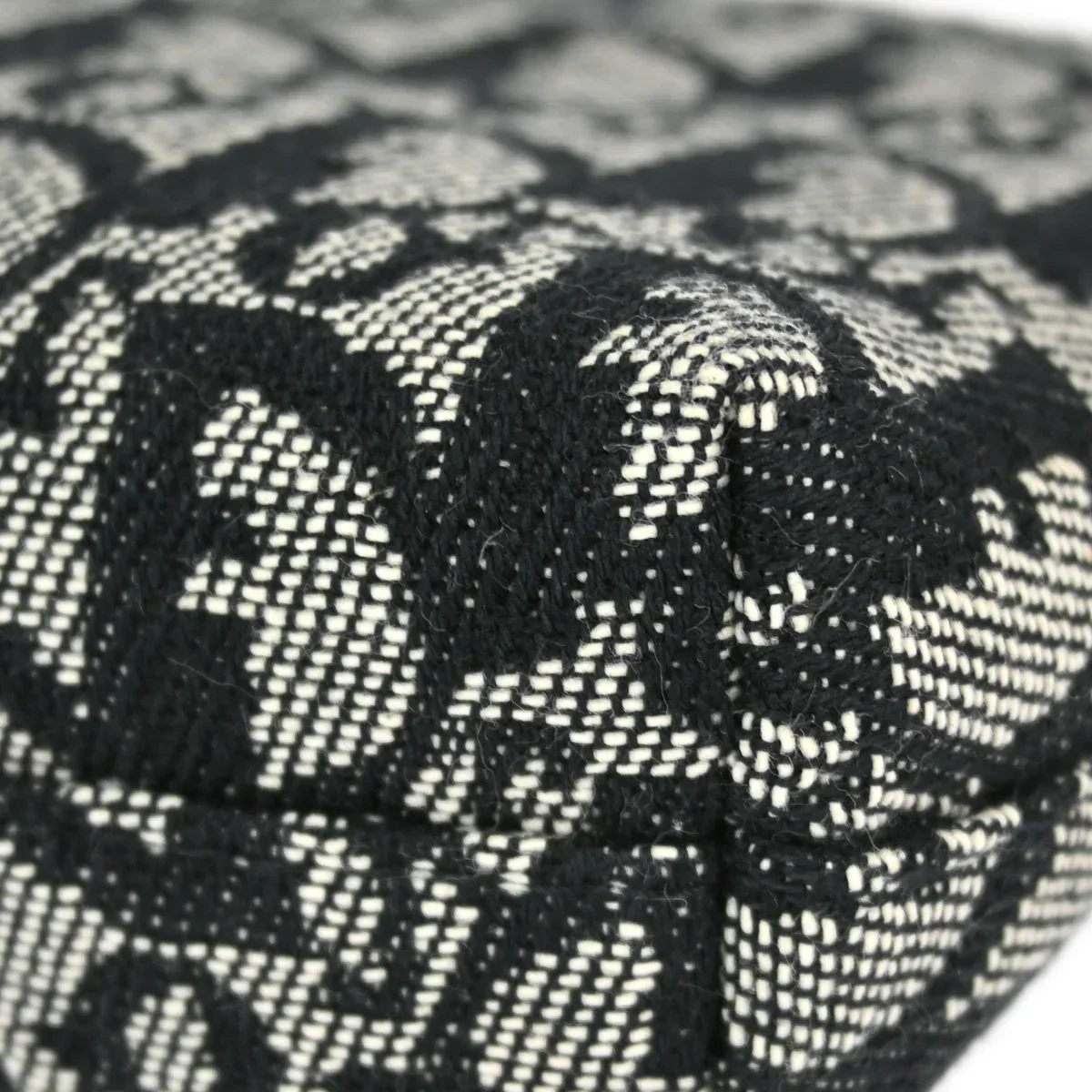 Christian Dior 2003 Trotter Cosmetic Pouch Black - Image 5