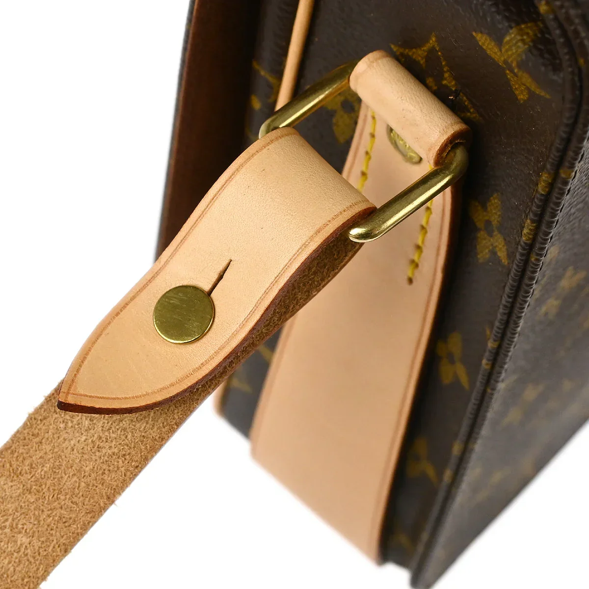 Louis Vuitton 1995 Monogram Cartouchiere GM Shoulder Bag M51252 - Image 6