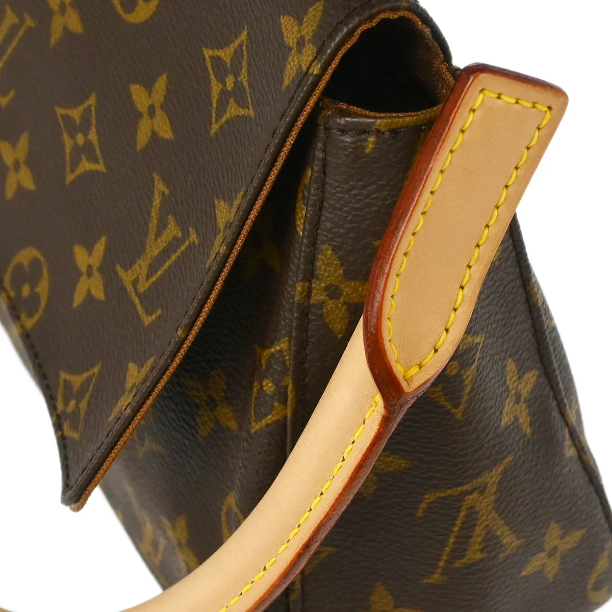 Louis Vuitton 2002 Monogram Mini Looping Handbag M51147 - Image 6