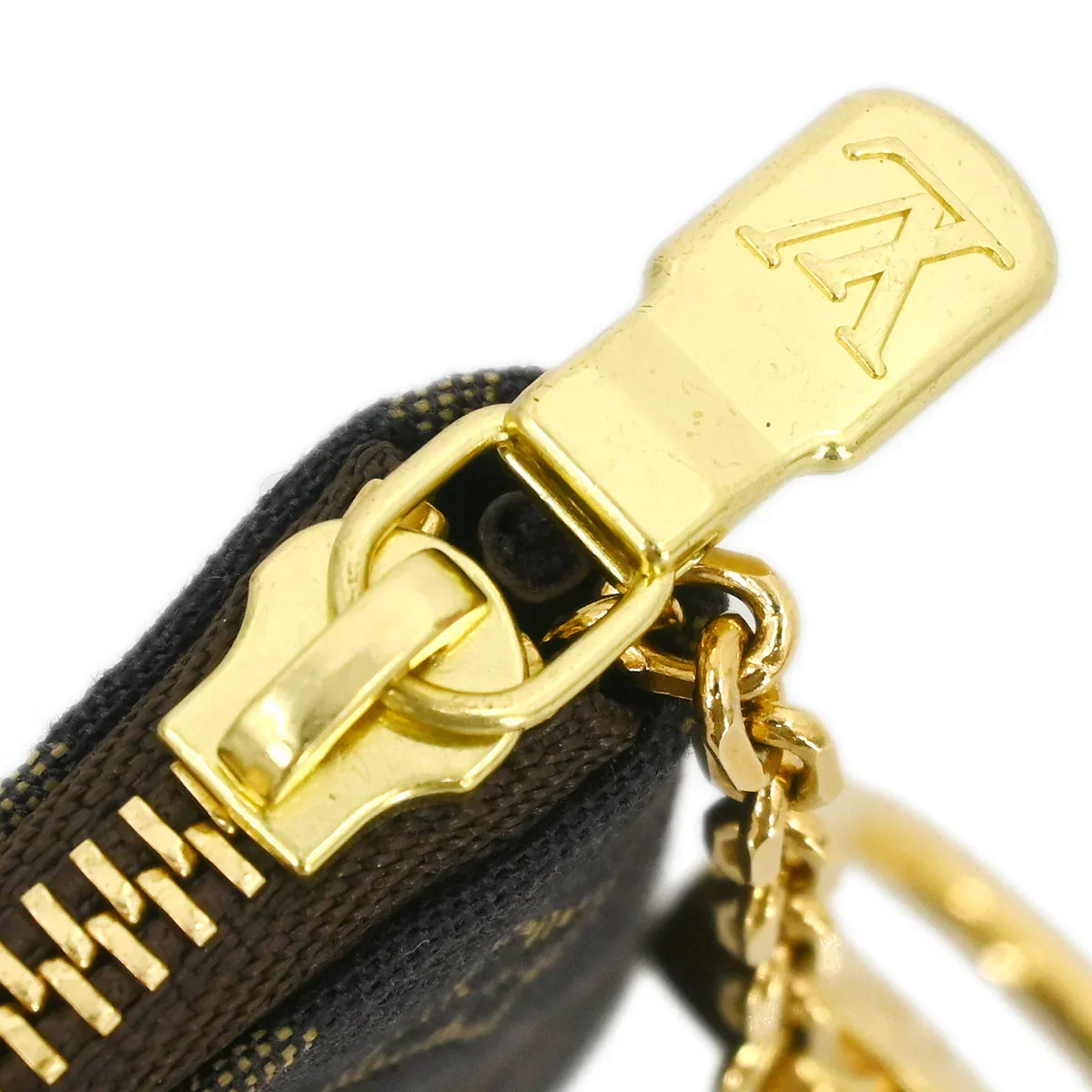 Louis Vuitton 2009 Monogram Mini Lin Pochette Cles Coin Case M95230 - Image 4