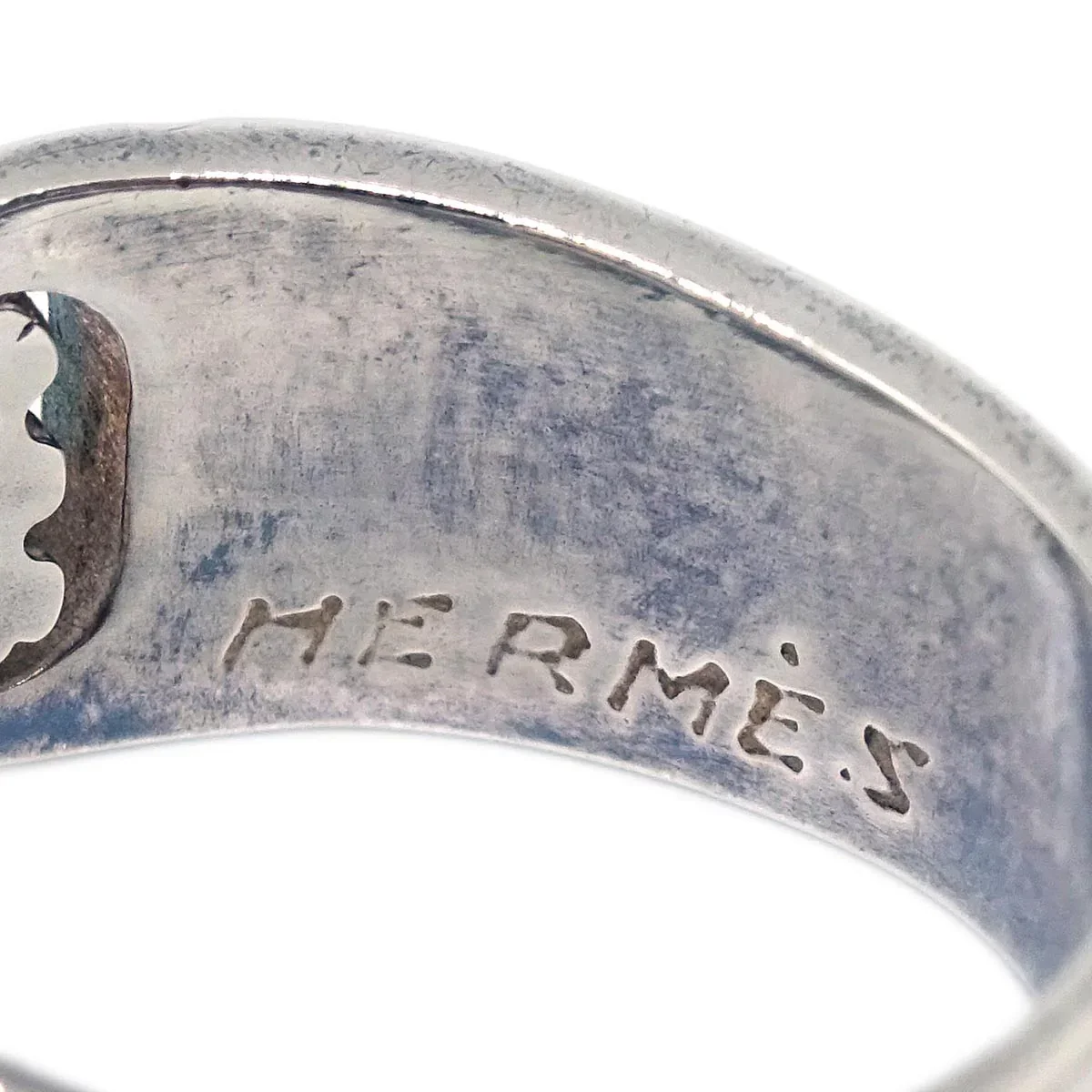 Hermes Ring Silver #54 #52 #12 - Image 4