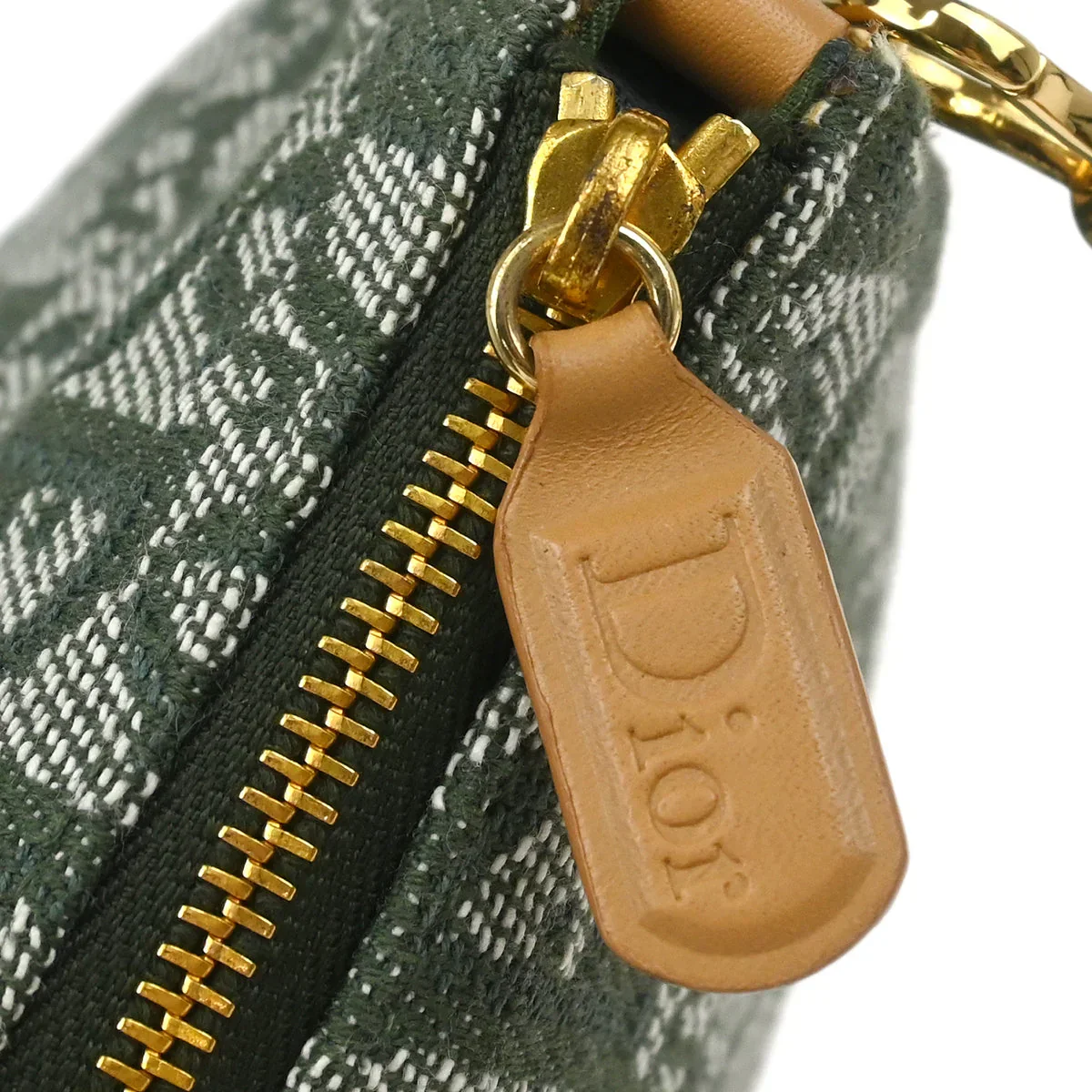 Christian Dior 2001 Green Trotter Saddle Handbag - Image 7