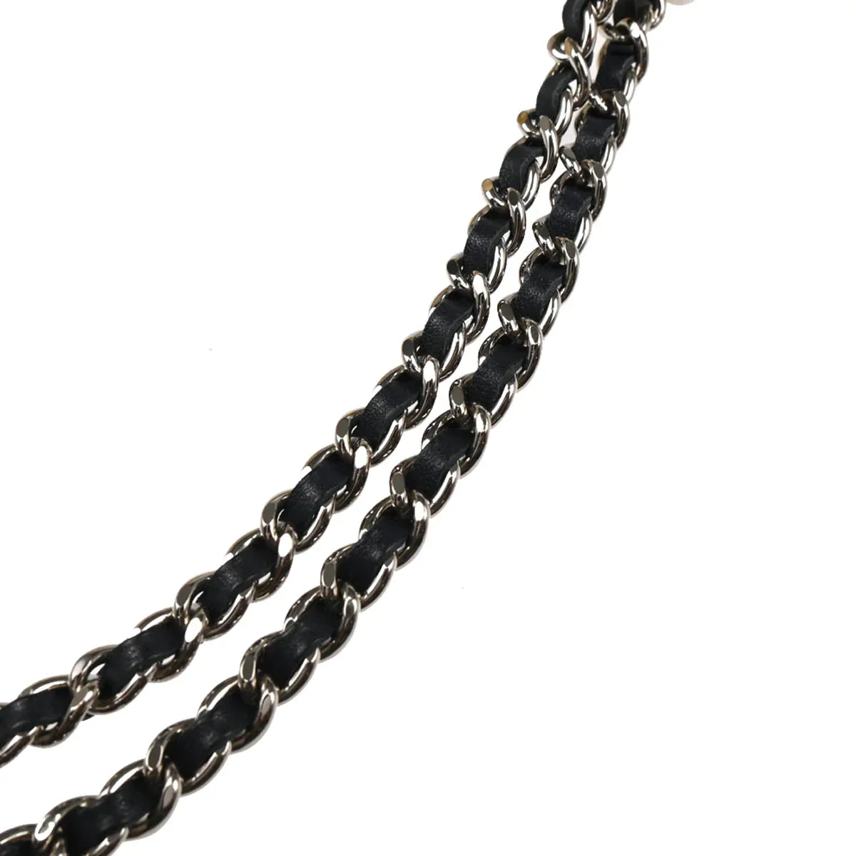 Chanel White Canvas Valentine Chain Handbag - Image 7