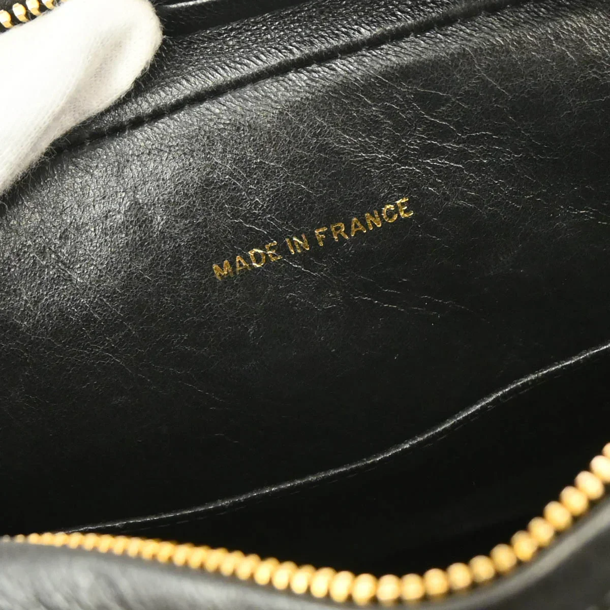 Chanel 1994-1996 Black Lambskin Camera Bag Small - Image 9