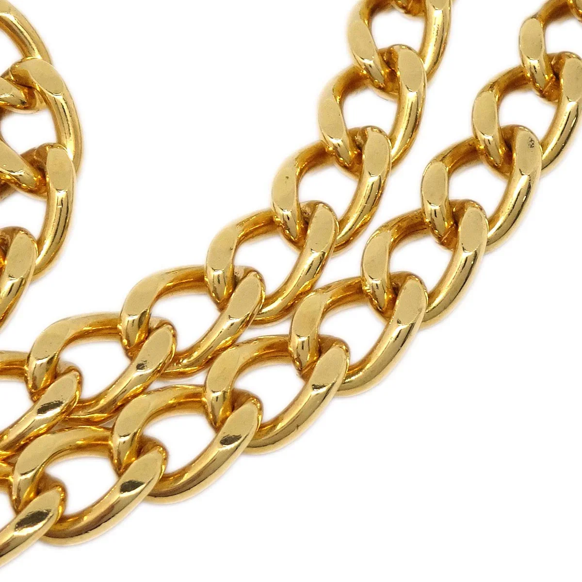 Chanel Turnlock Gold Chain Necklace 96A - Image 3