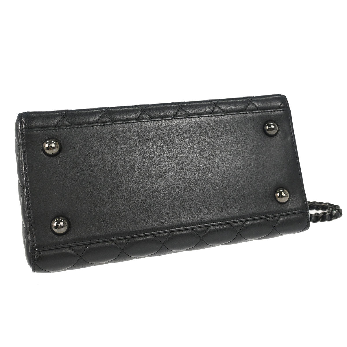 Chanel 2016-2017 Black Lambskin Cockpit Flap Shoulder Bag - Image 3