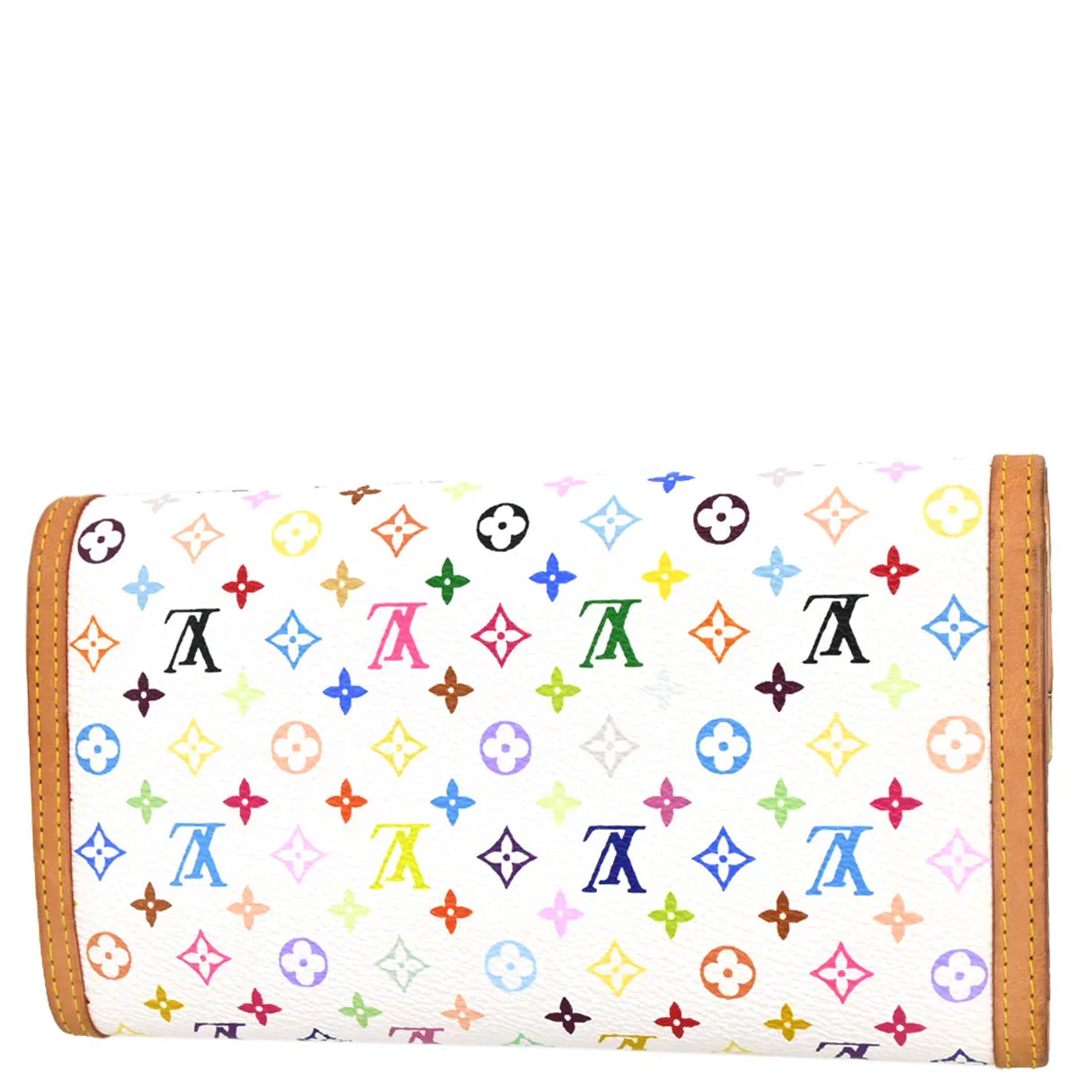 Louis Vuitton 2004 Multicolor Porte Tresor International Wallet M92659 - Image 2