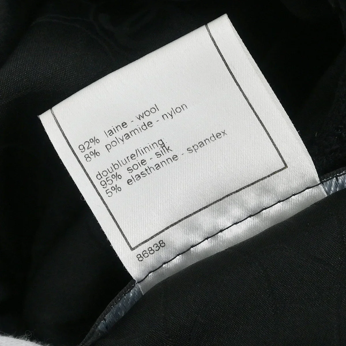 Chanel Collarless Jacket Black #40 - Image 10