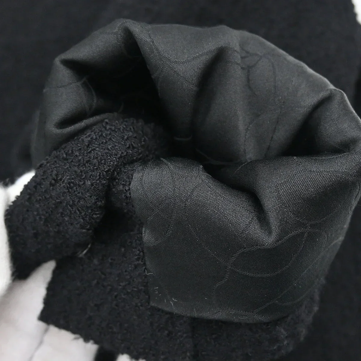 Chanel Collarless Jacket Black #40 - Image 6
