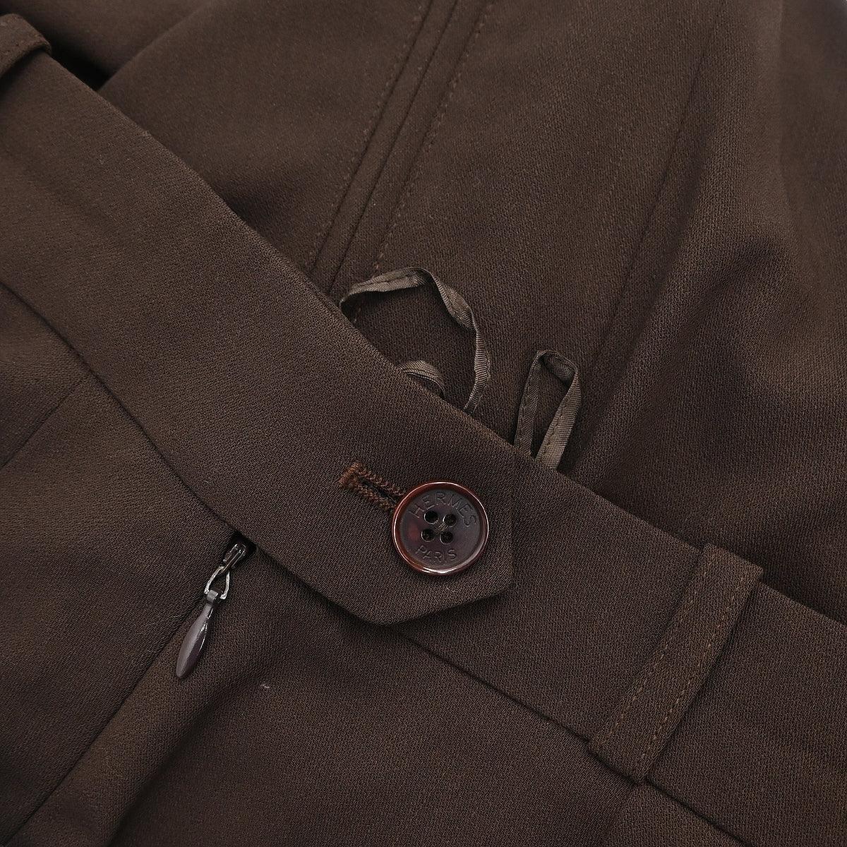 Hermes Long Pants Brown #38 - Image 4