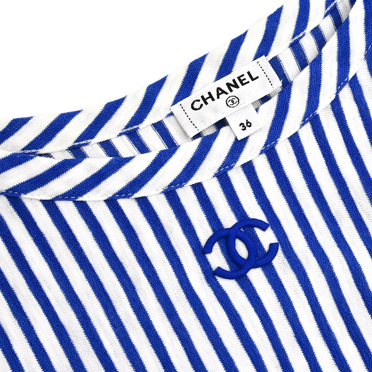 Chanel 2018-2019 Short Sleeve Top Blue #36 - Image 3