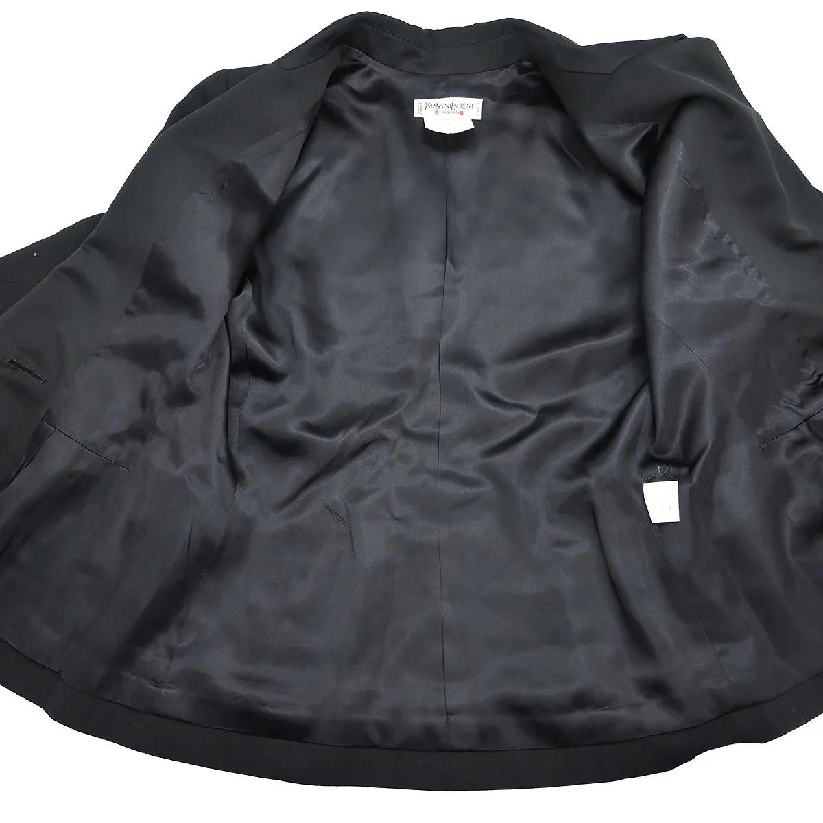 Yves Saint Laurent Single Breasted Jacket Black #40 - Image 7