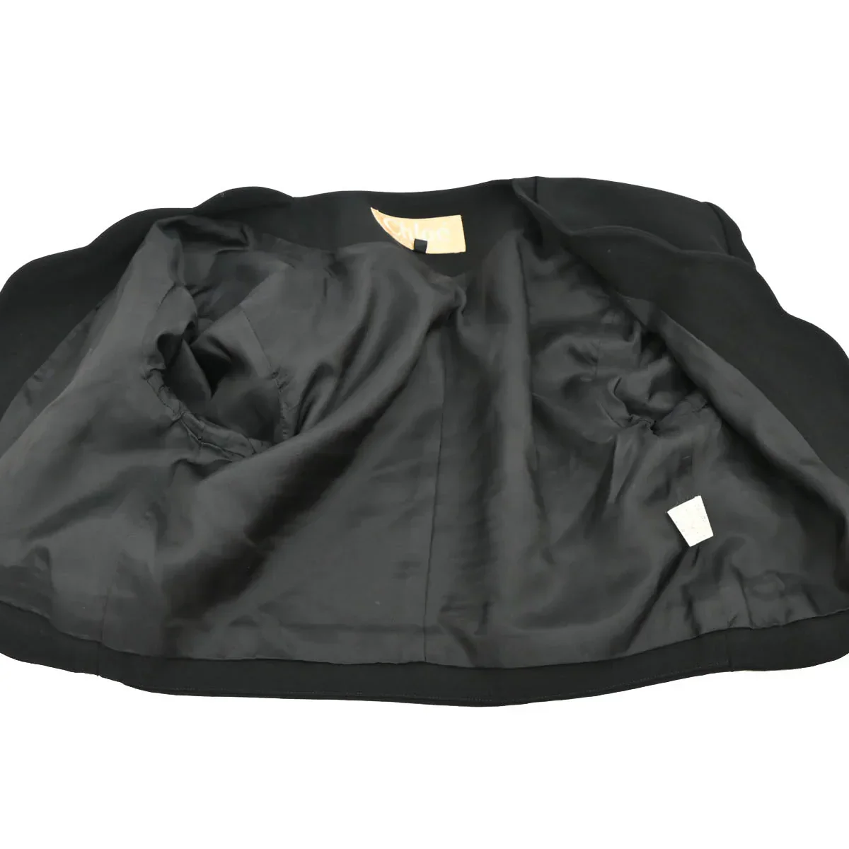 Chloe Set Jacket Dress Black #9AR - Image 4