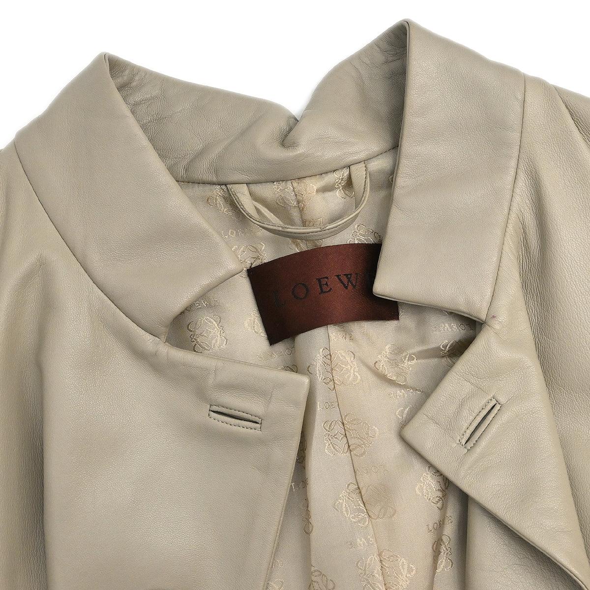Loewe Lambskin Coat Beige #40 - Image 4