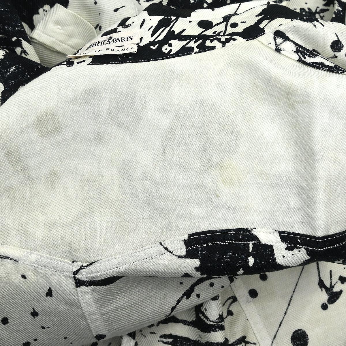 Hermes Shirt Blouse White #44 - Image 6