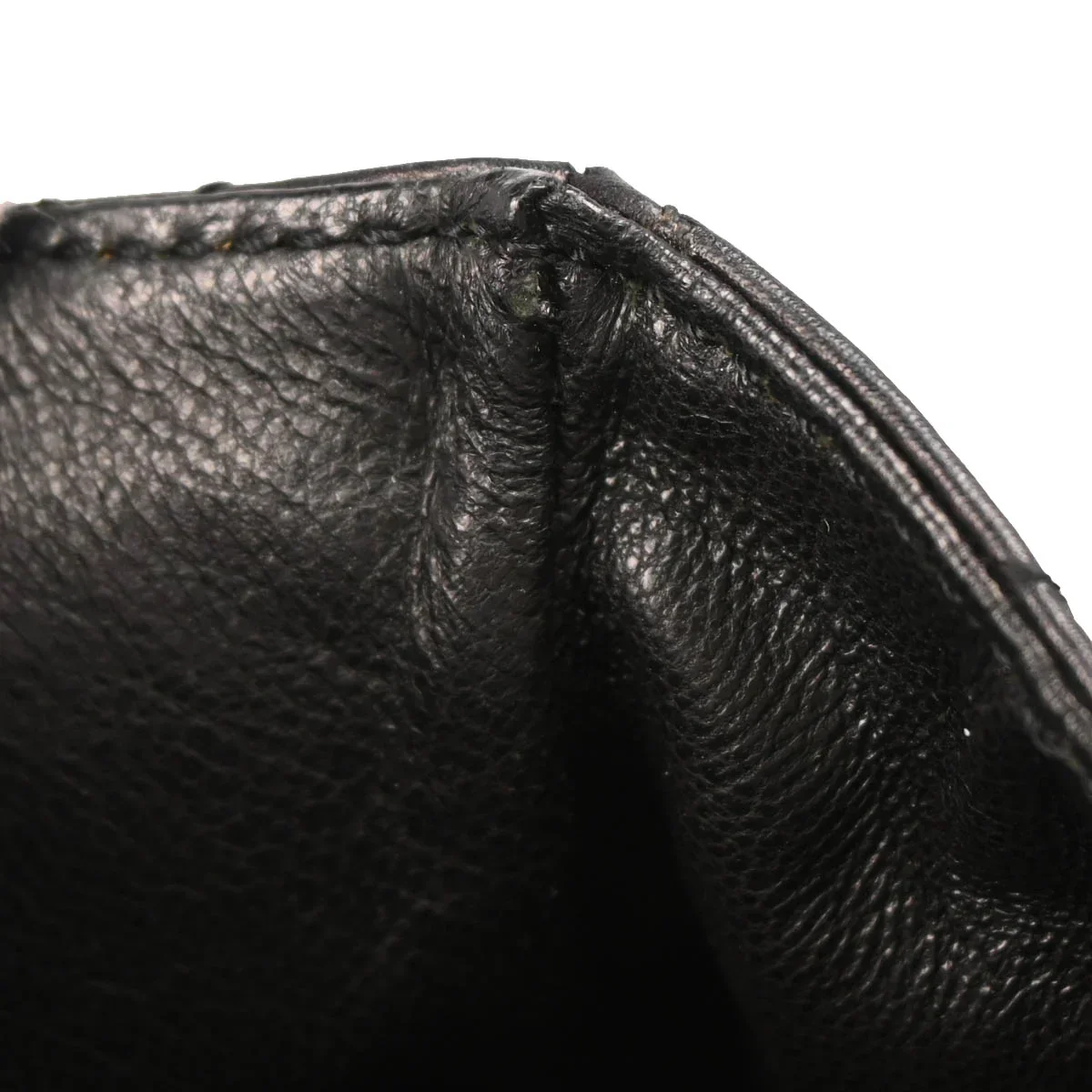 Chanel 2000-2002 Black Lambskin Shoulder Bag - Image 10