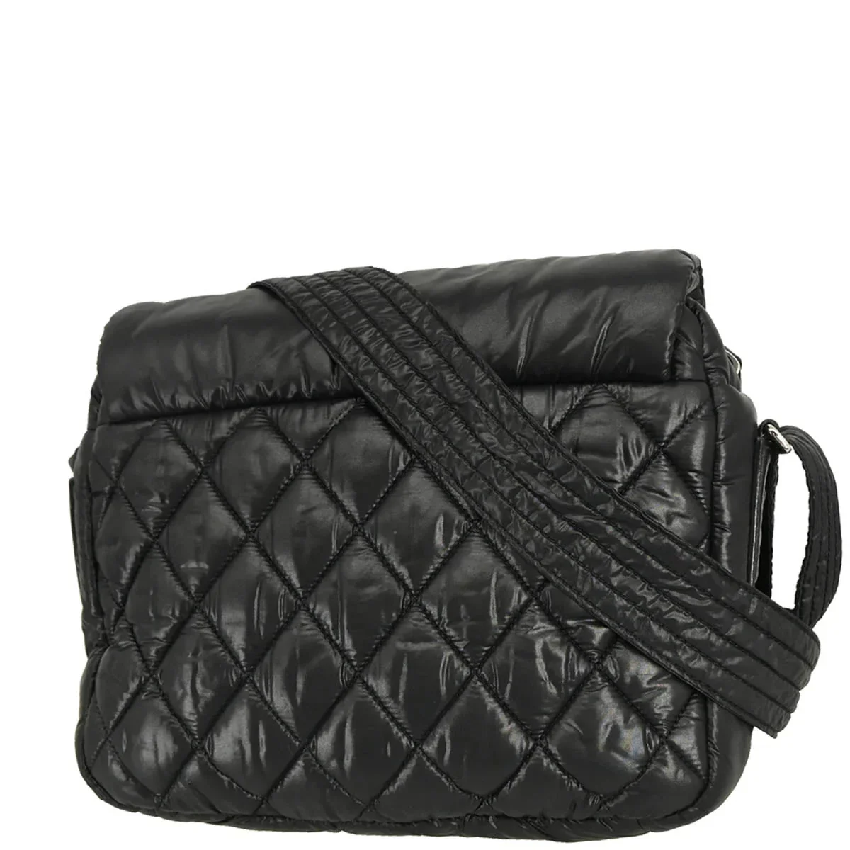Chanel 2009-2010 Black Nylon Coco Cocoon Messenger Bag - Image 2