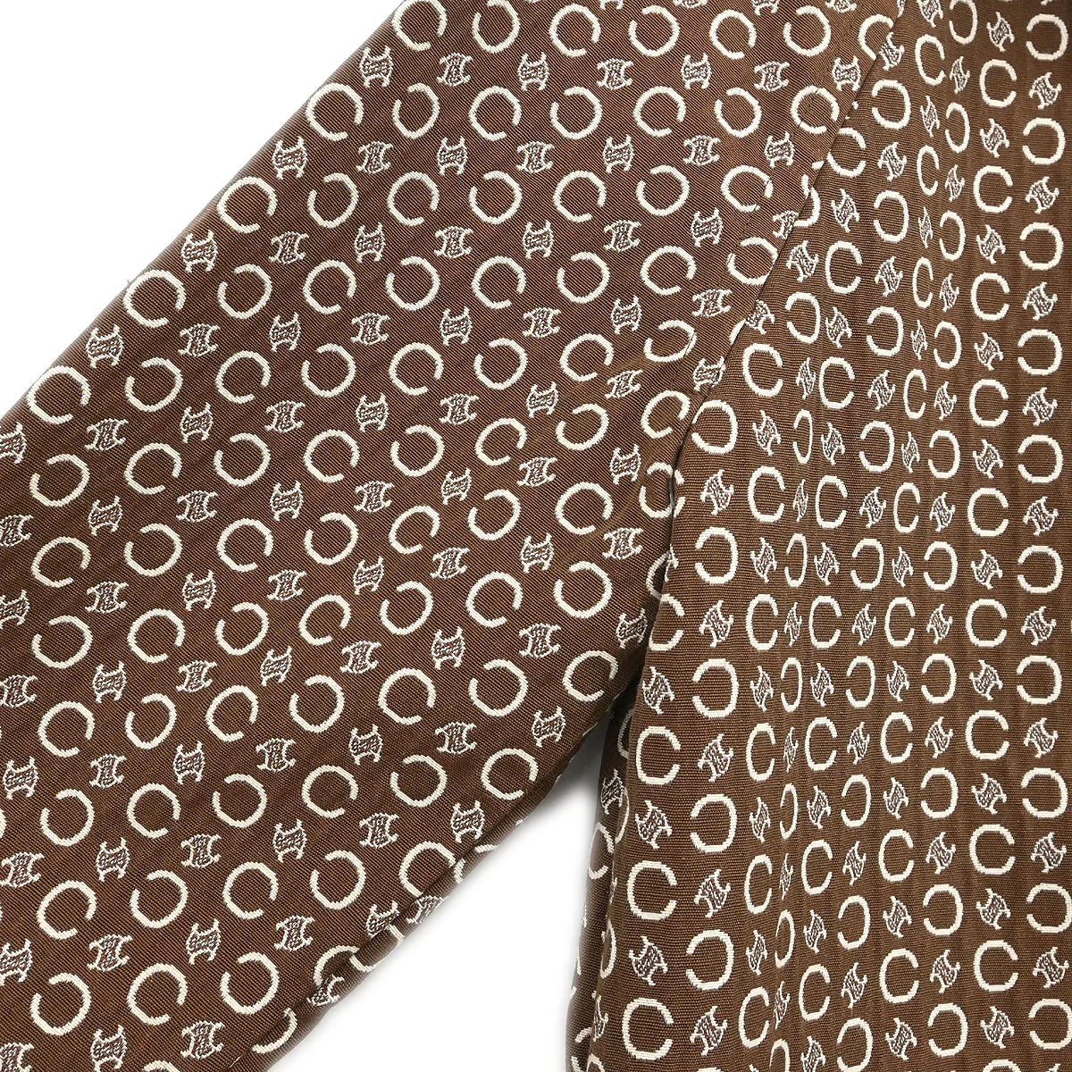 Celine Coat Macadam Brown #40 - Image 3