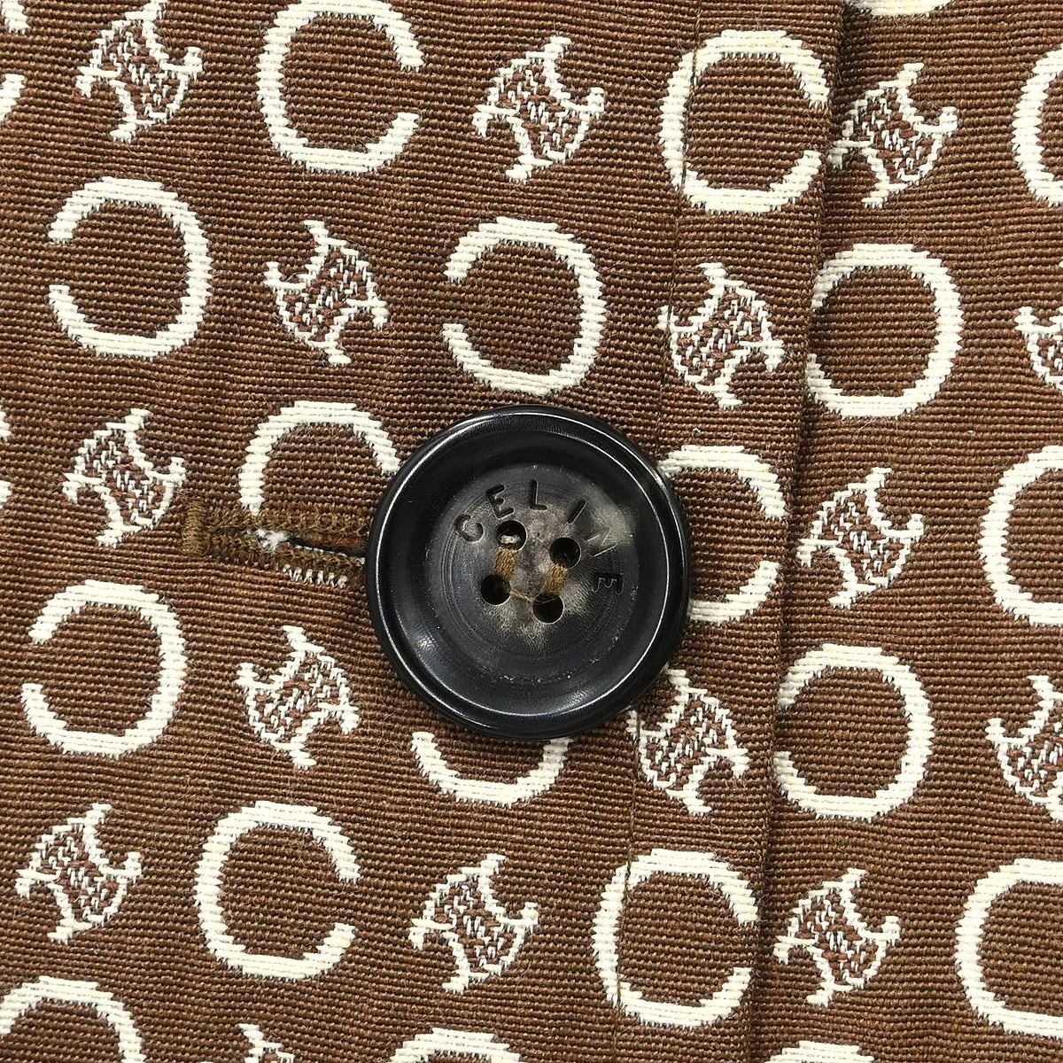 Celine Coat Macadam Brown #40 - Image 4