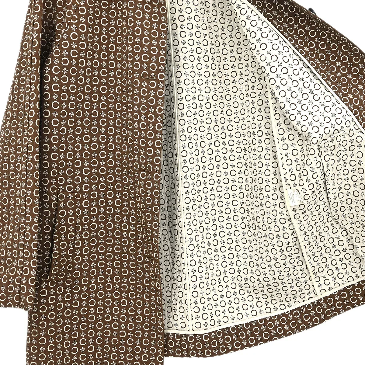Celine Coat Macadam Brown #40 - Image 5