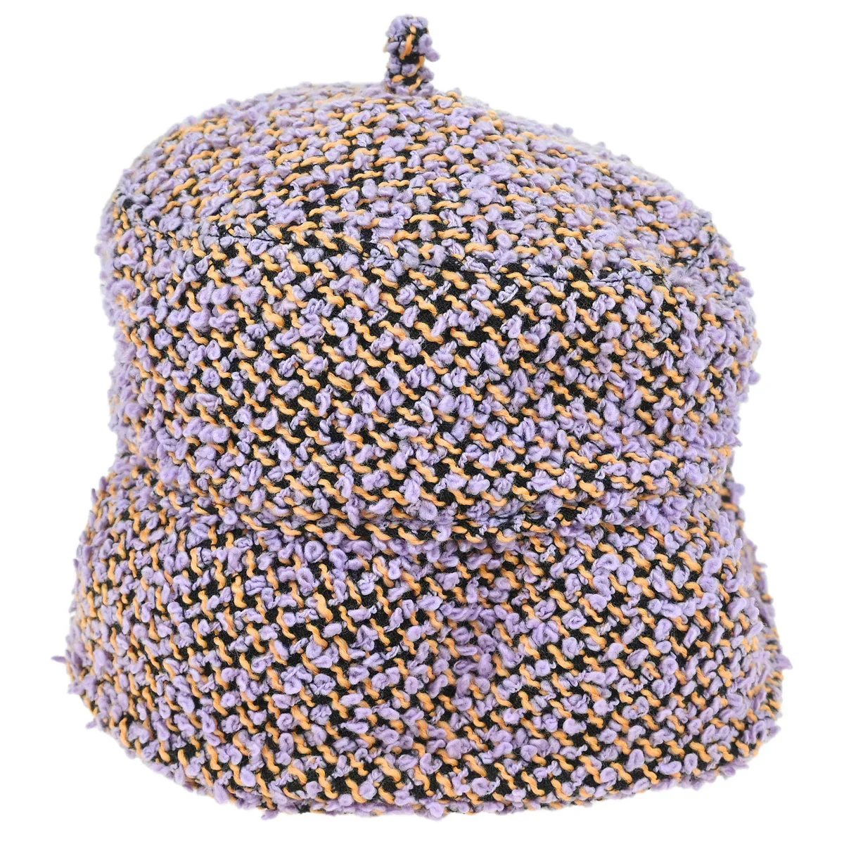 Chanel Purple Wool Bucket Hat #57 Small Good - Image 2