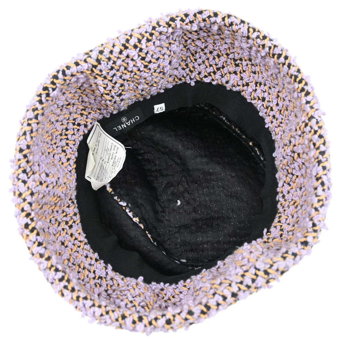 Chanel Purple Wool Bucket Hat #57 Small Good - Image 4