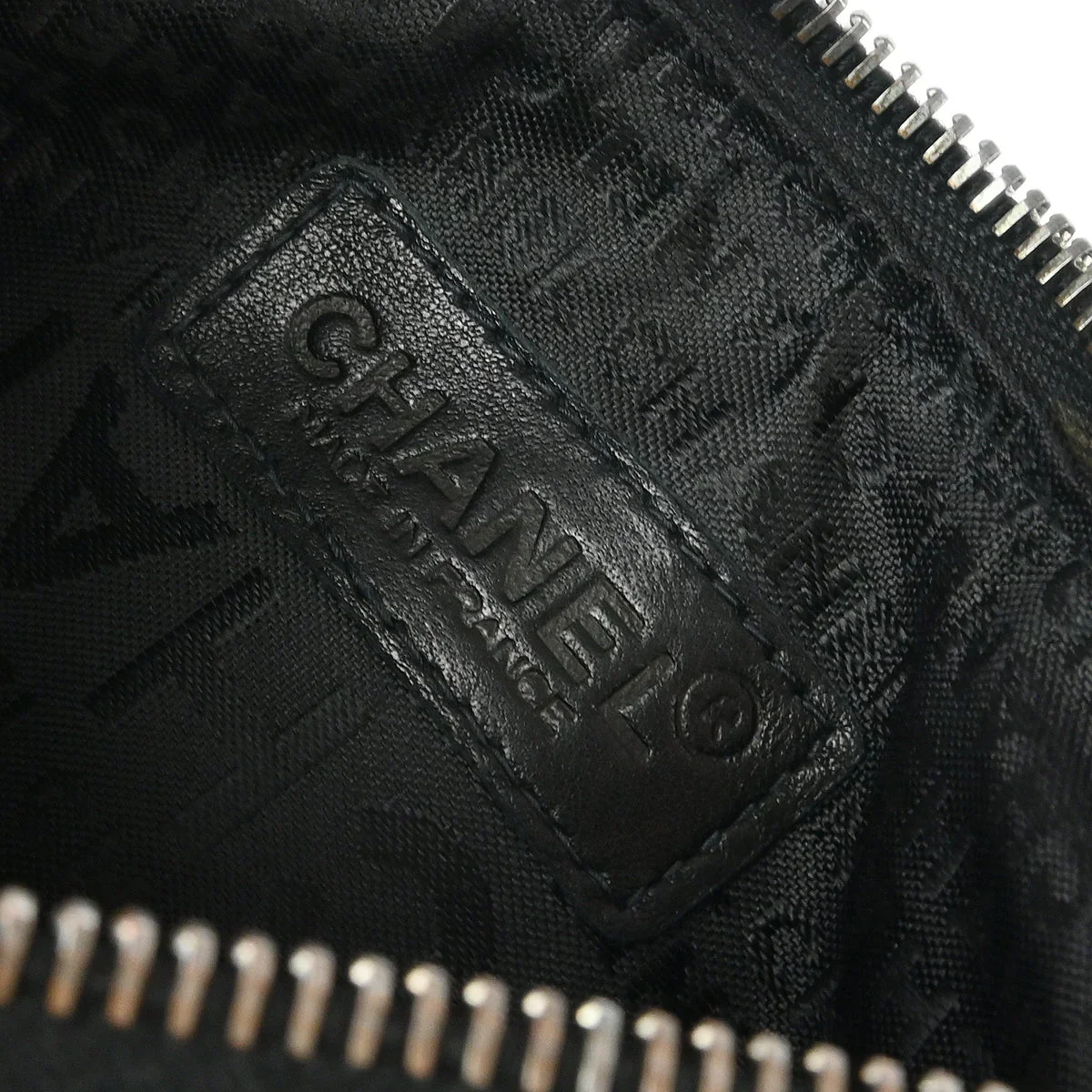 Chanel Black Lambskin Choco Bar Fringe Handbag - Image 9