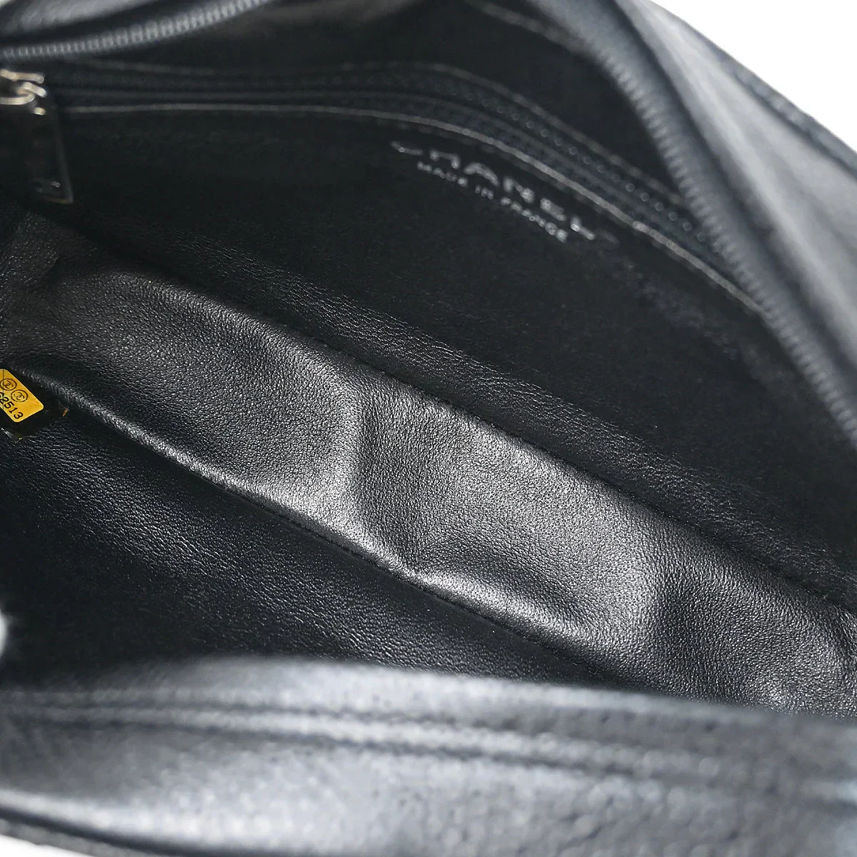 Chanel 2005-2006 Black Caviar Camera Bag - Image 8