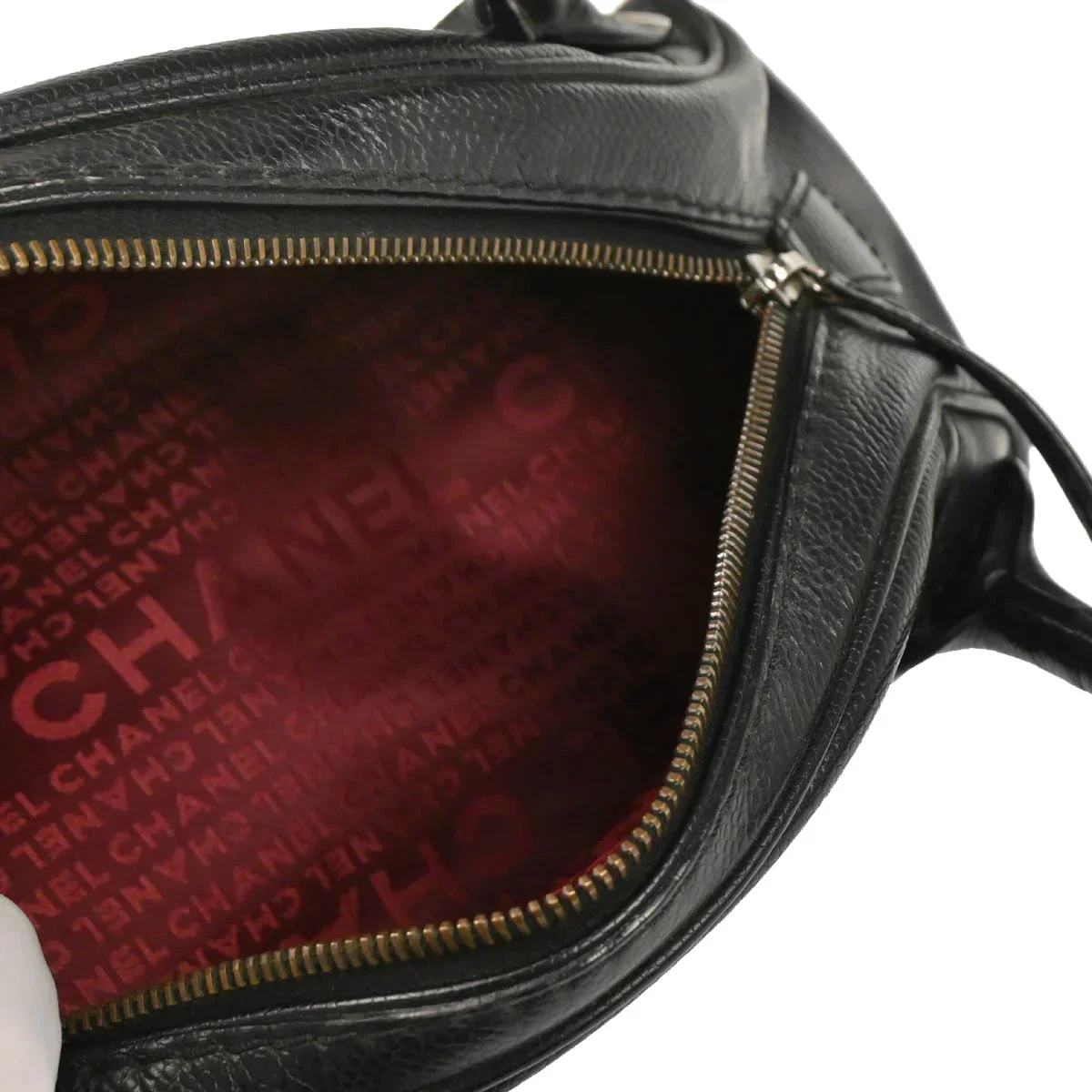 Chanel Black Caviar Choco Bar Handbag - Image 4