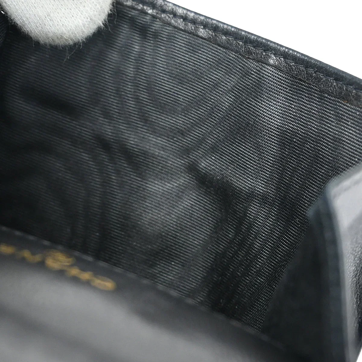 Chanel Black Caviar Coin Purse Wallet - Image 5