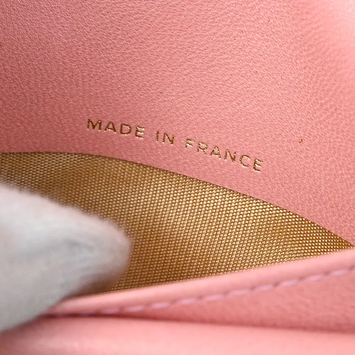 Chanel Pink Caviar Bifold Wallet Purse - Image 5