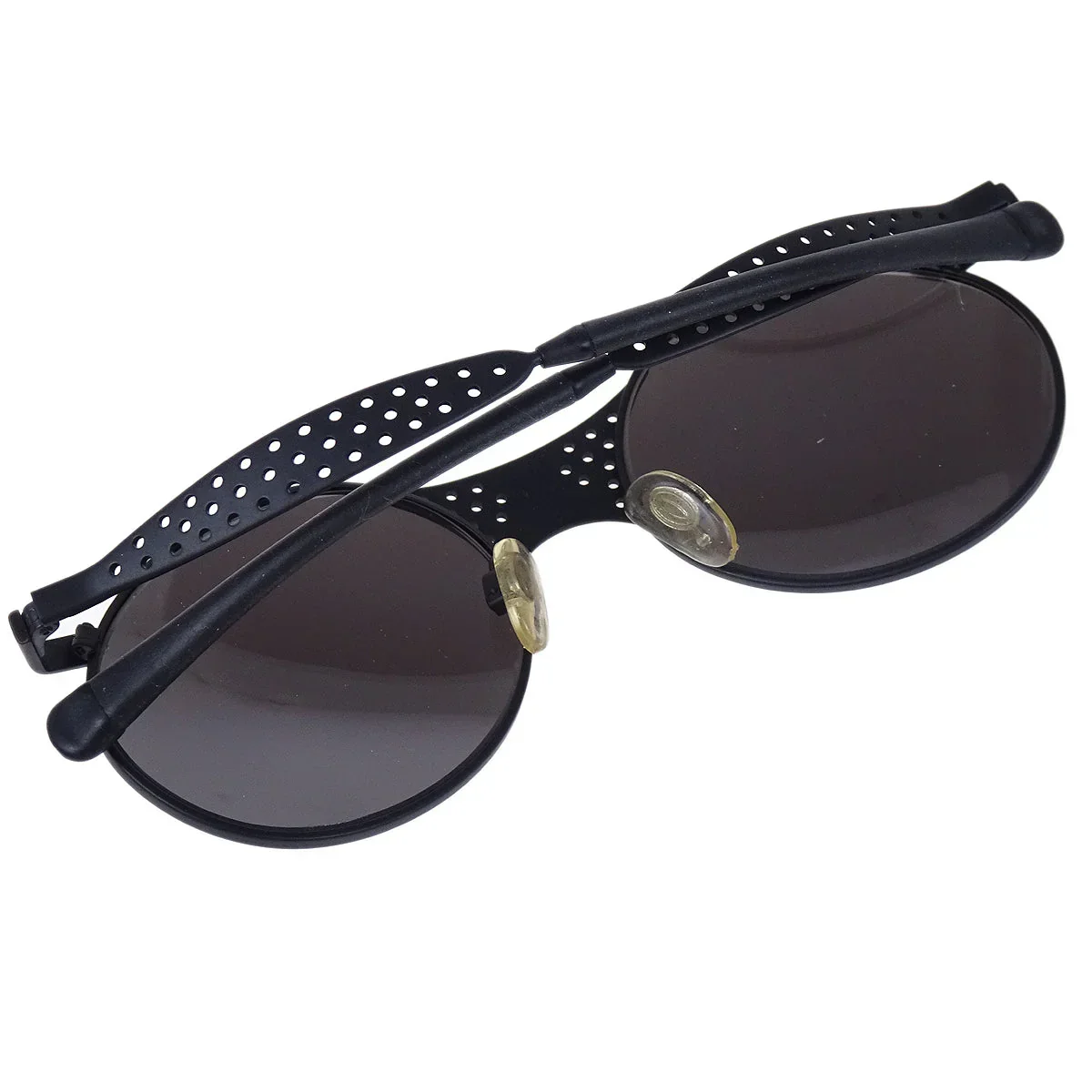 Chanel Sunglasses Eyewear Blue Black Small Good - Image 7