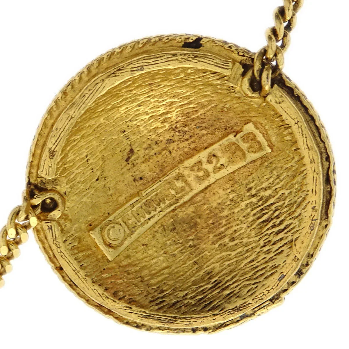 Chanel Gold Medallion Chain Pendant Necklace 1982/3223 - Image 3