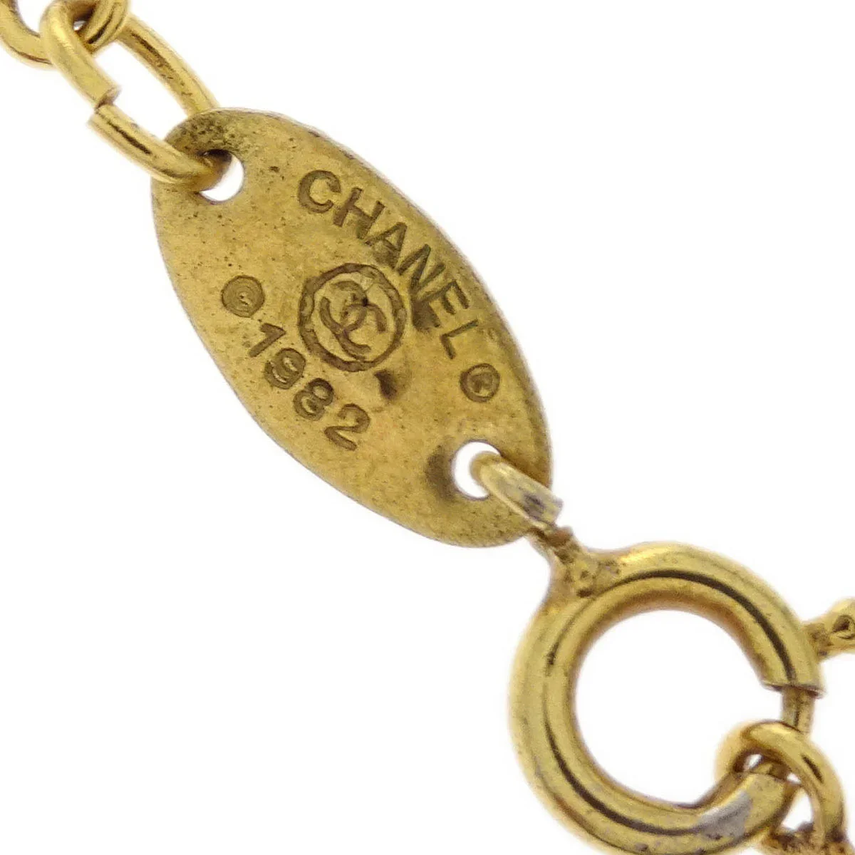 Chanel Gold Medallion Chain Pendant Necklace 1982/3223 - Image 4